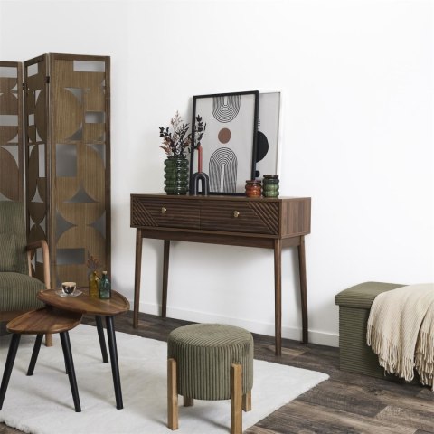 Konsola Tiffany orzech