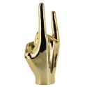 Dekoracja, figurka Dłoń Rock and Roll złota