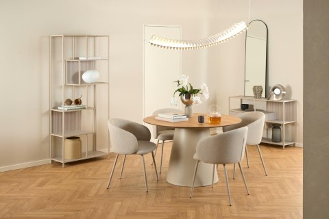 Krzesło Eleonor beżowe Basel 24 beżowa