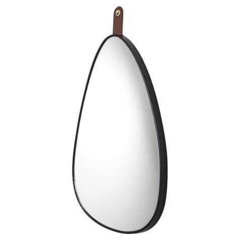 Lustro Chigago czarne z uchwytem