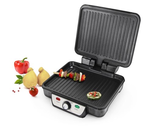 Grill elektryczny Esperanza Provolone EKG007 (stołowy-zamknięty; 1800W; kolor inox)
