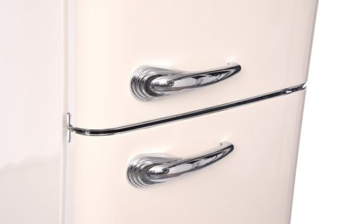 Lodówka Retro Ravanson LKK-210RC (545mm x 1470mm x 585 mm; 157l; Klasa A++; kremowy)