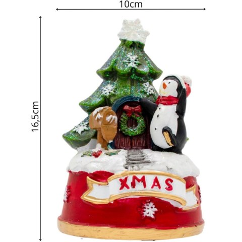 DEKORACJA ŚWIĄTECZNA GRAJĄCA PINGWIN
