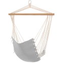 HAMAK FOTEL WISZĄCY BRAZYLIJSKI 100x50CM NATURA Z WSZYTĄ PODUSZKĄ SZARY