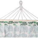 HAMAK OGRODOWY 2 OSOBOWY 200X150CM Z DRĄŻKIEM I Z FRĘDZLAMI MIAMI NATURA JUNGLE