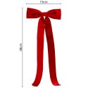 KOKARDA DEKORACYJNA CZERWONA 2x19x48CM 4SZT MICA