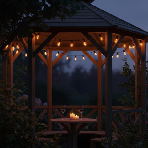 OŚWIETLENIE ŁAŃCUCH ŚWIETLNY IMITUJĄCY PŁOMIEŃ 10LED