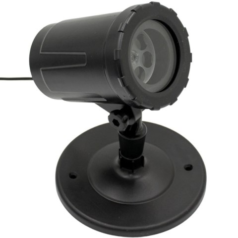 PROJEKTOR RZUTNIK LED PŁATKI ŚNIEGU