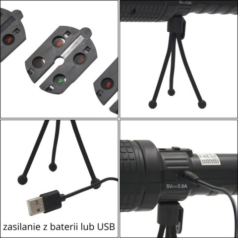 PROJEKTOR RZUTNIK LED WYMIENNE KLISZE ŚWIĘTA HALLOWEEN