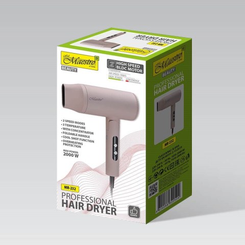Suszarka do włosów 2000W MR-232 MAESTRO