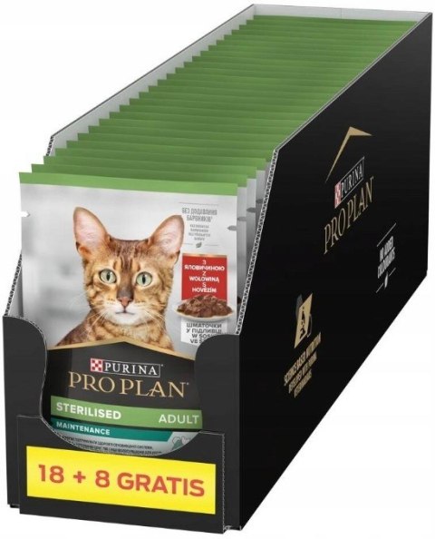 PURINA PRO PLAN STRLS Kot Woł 18+8 saszet. 2,21kg