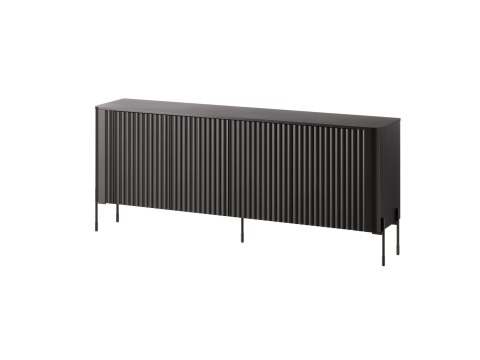 Komoda VERA 190x40x80 czarny mat
