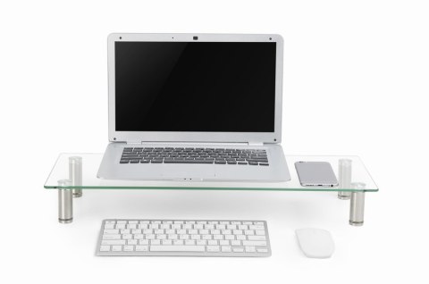 GEMBIRD SZKLANA PODSTAWKA NA MONITOR ROZMIAR M