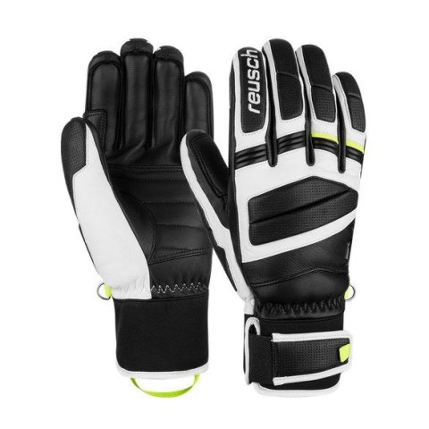 Rękawice REUSCH Master Pro r. 9 czarno-biało-zółte