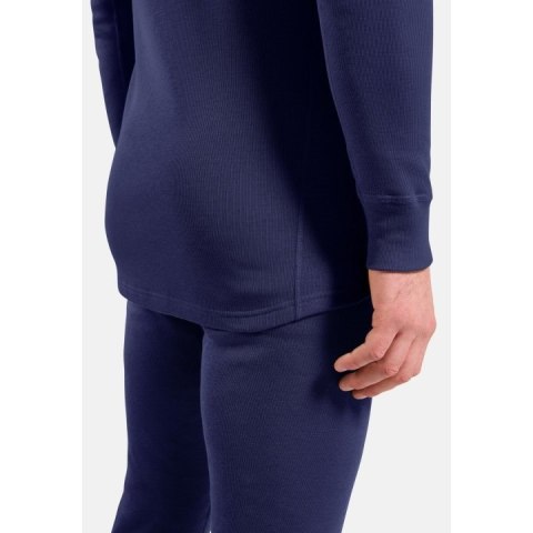 Bielizna termoaktywna z długim rękawem Odlo BL TOP crew neck l/s MERINO 260 roz. M Niebieska