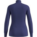 Bielizna termoaktywna z długim rękawem Odlo BL TOP turtle neck l/s ACTIVE WARM roz. M Niebieska