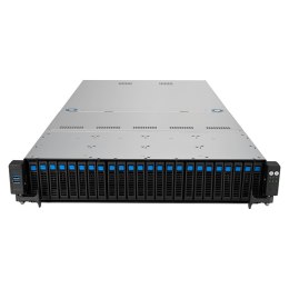 Platforma Asus Rack (2U) RS520A-E12-RS24U AMD Epyc 9004 (16x NVMe, 8x SATA/SAS, 2xM.2, 2xGPU, 2x10Gbe, IPMI, 1+1 1600W) (WYPRZED