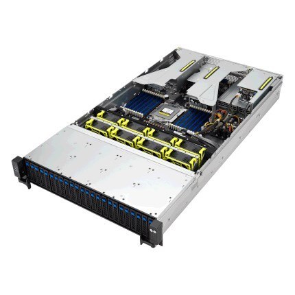 Platforma Asus Rack (2U) RS521A-E12-RS24U AMD Epyc 9005/9004 (16x NVMe/8x SATA HS, 2xM.2, 2x1Gbe, IPMI, 1+1 2000W)