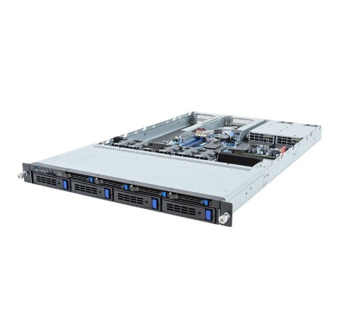 Platforma Gigabyte Rack (1U) R133-C11-AAG1 AMD Epyc 4004/Ryzen 7000 (4x 3,5" SATA HS, 1xM.2, 2x10Gbe, 2x1Gbe, IPMI, 1+1 800W)