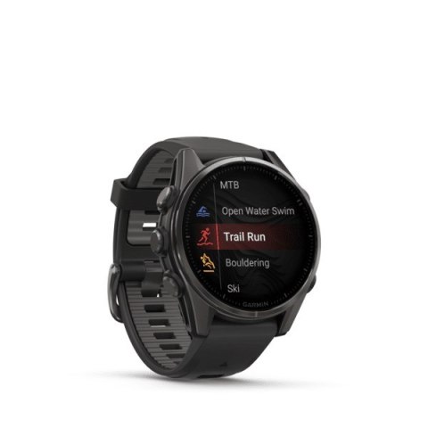 Zegarek sportowy Garmin Fenix 8 AMOLED 43mm Sapphire Czarny