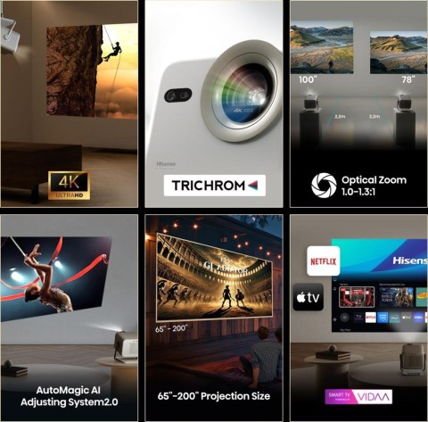 PROJEKTOR HISENSE M2PRO LASER 4K