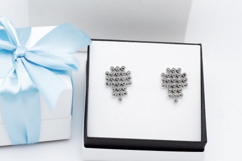 Srebrne kolczyki KDM5526 - Markazyty