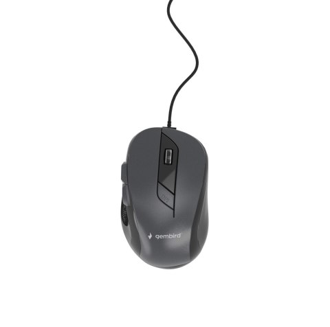 MYSZ USB OPTICAL BLACK/GREY MUS-6B-01-BG GEMBIRD