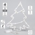 Świąteczna ozdoba na okno - Choinka - 35 diod LED