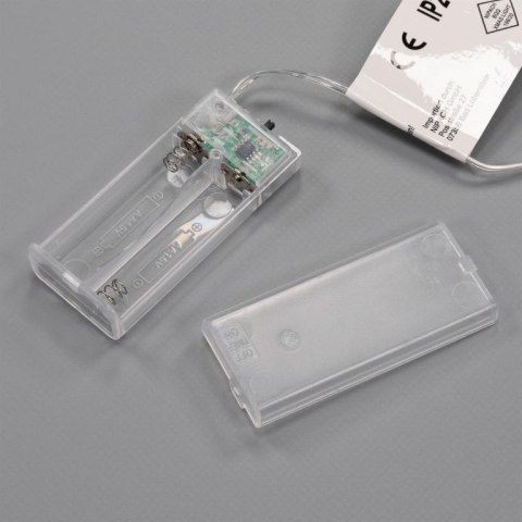 Świąteczny przewód świetlny MINI LED, 2 szt, biały ciepły