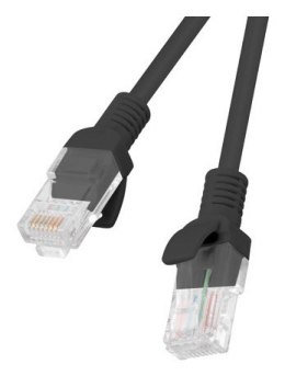 PATCHCORD KAT.5E UTP 3M CZARNY FLUKE PASSED LANBERG 10-PACK