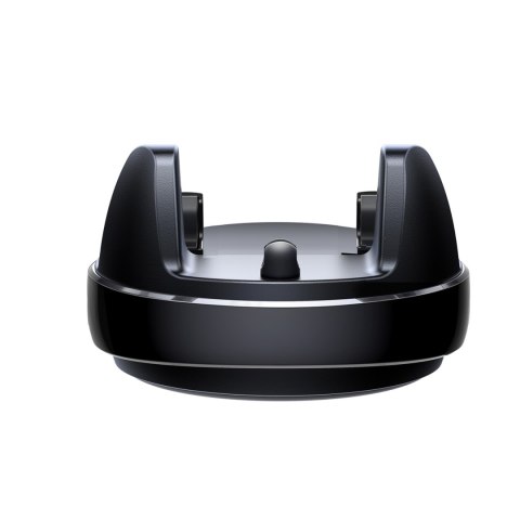 Uchwyt samochodowy z podstawką na telefon na deskę rozdzielczą - czarny