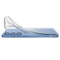 Etui na Samsung Galaxy S25 Liquid Crystal - brokatowo przezroczyste