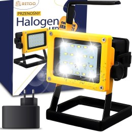 Halogen reflektor akumulatorowy warsztatowy LED 30 W