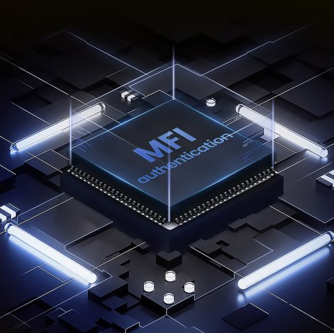 Kabel przewód w oplocie USB-A - iPhone Lightning MFi 1.5m - czarny