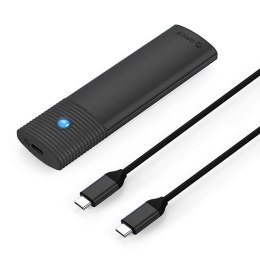 Kieszeń obudowa na dysk PWM2 M.2 NGFF SATA USB-C 5Gb/s - czarna