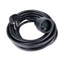 Przedłużacz elektryczny z uziemieniem 1 gniazdo 5m - czarny