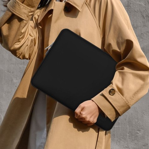 Torba etui pokrowiec na laptopa 13-14'' + etui na akcesoria - czarna