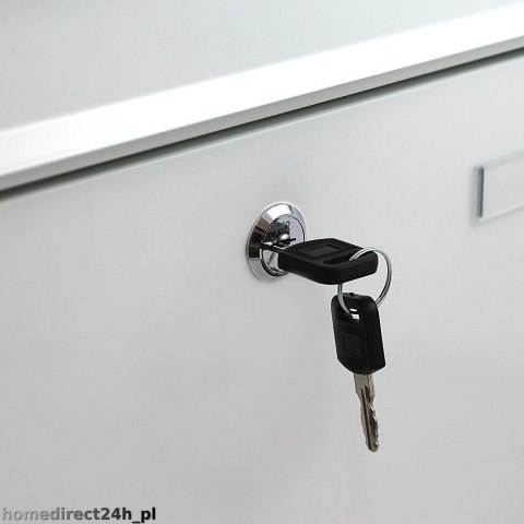 Biała Skrzynka na listy wrzutnia Pocztowa duża uniwersalna i stylowa