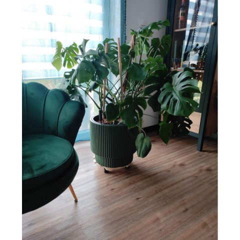 DONICZKA DO KWIATÓW MILLY ŚR 24CM MIEDZIANY