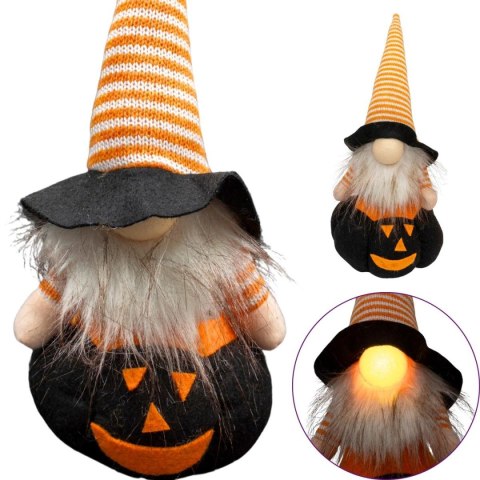 FIGURKA DEKORACYJNA NA DYNI CZARNEJ 25CM LED HALLOWEEN