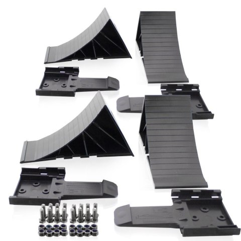 Komplet klinów pod koła 4szt 1600kg na oś Blokady Hamulce Bituxx do 29,5cm