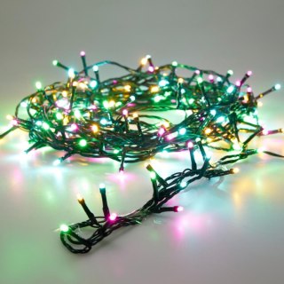 LAMPKI CHOINKOWE ŁAŃCUCH ŚWIETLNY 120LED TIMER MULTIKOLOR MACARON