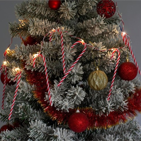 LAMPKI GIRLANDA 10 LED LIZAKI LASKI CHOINKOWE CIEPŁY BIAŁY LUCA