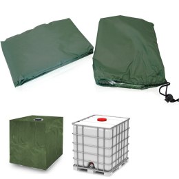 Osłona Bituxx na zbiornik na wodę deszczówkę IBC 1000L zielona