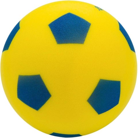 PIŁKA PIANKOWA SOFT ENERO 20CM ŻÓŁTO NIEBIESKA