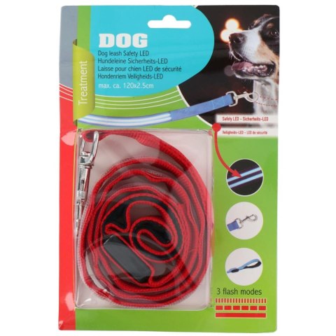 SMYCZ Z PASKIEM LED DŁ 120CM CZERWONY