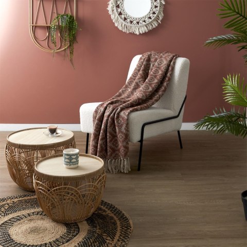 Narzuta na łóżko Vanir teracotta 120x150 cm