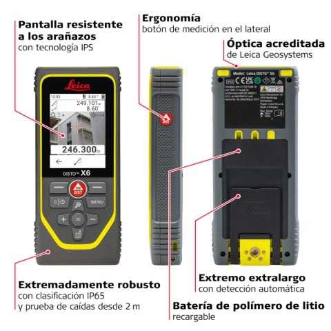 Telemetr Leica Geosystems Disto X6 250 m