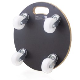 Wózek transportowy Bituxx okrągły podstawka na kółkach pod donicę meblę38x38cm udźwig 200kg