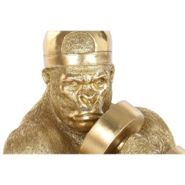 Figurka Dekoracyjna Home ESPRIT Złoty Goryl 44 X 38 X 61,5 CM